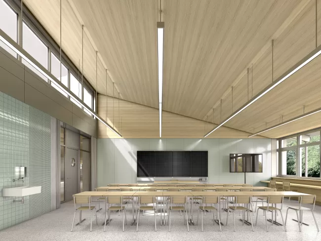 class rooms, 2nd floor, Image: Studio Miskeljin