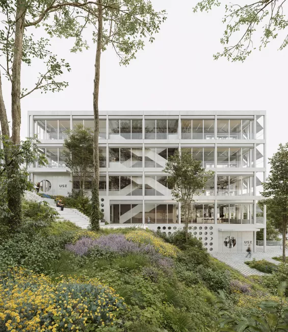The Schmelzberg stair as civic landscape staircase., Image: ethandeclerk